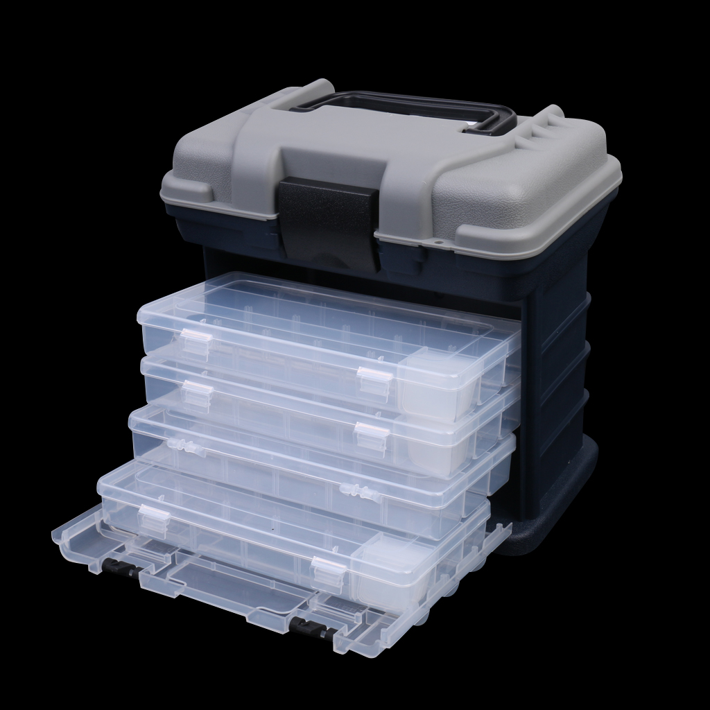 Double Deck Fishing Box Shock  - Fishing Kayak Crate 评论和价格