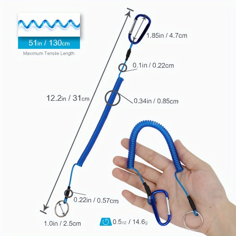 Ackibbik 6pcs Fishing Lanyard  - Fishing Kayak Paddle Leash 评论和价格