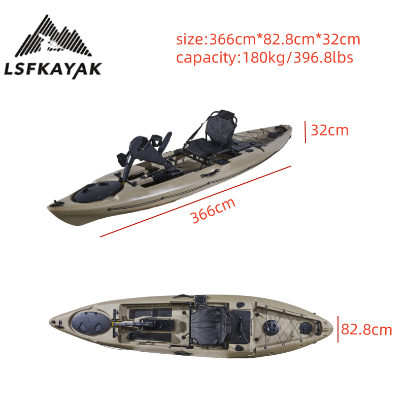 2025 Factory 12ft 3.6m Single  - Fishing Kayak Sit In 评论和价格