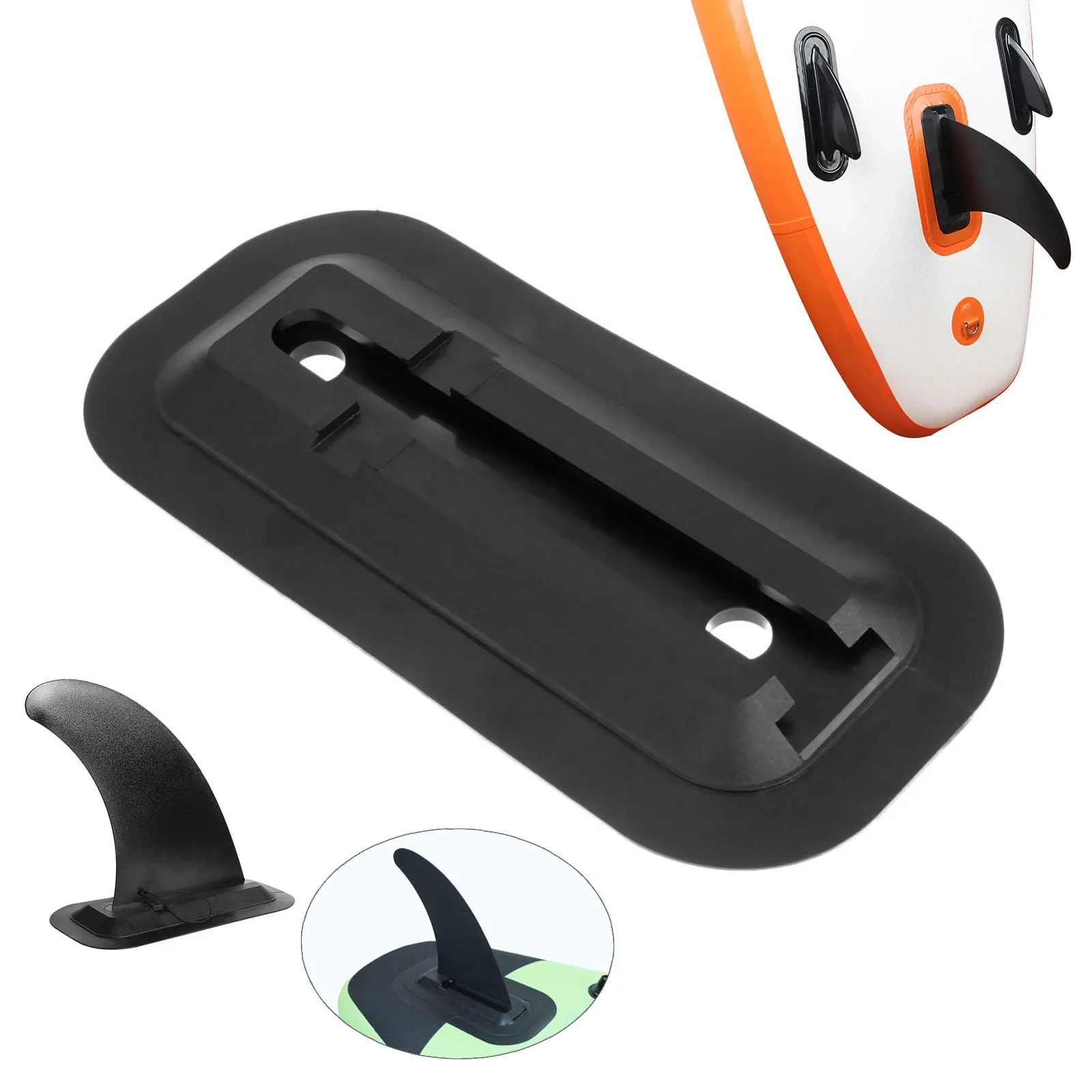 1 Pc PVC Slide-in Central Fin  - Fishing Kayak Paddle 评论和价格