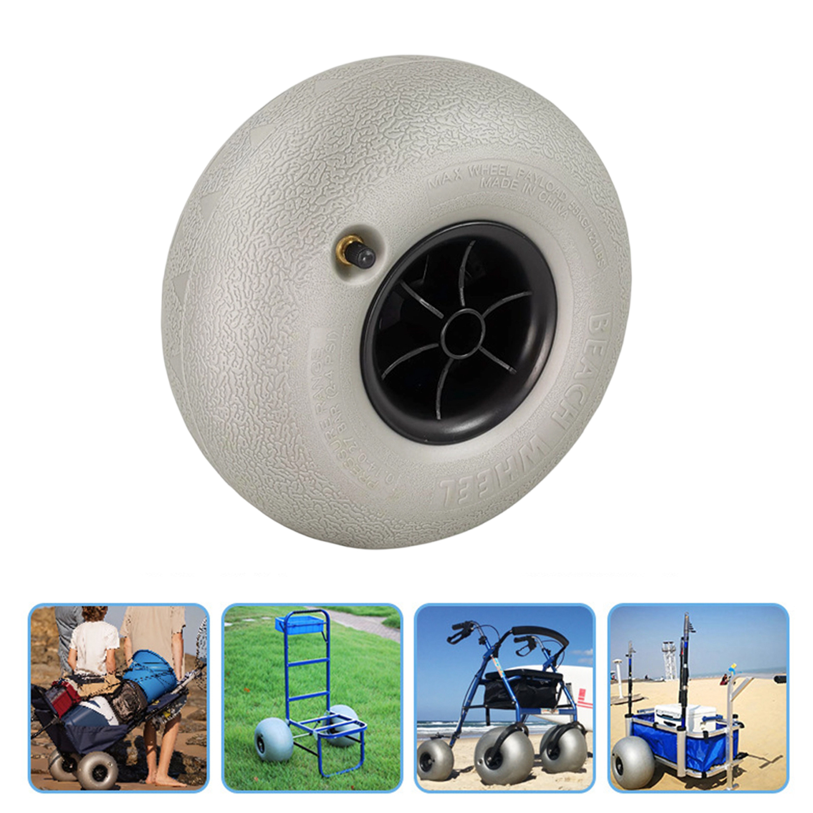 10In Balloon Wheels Profession - Fishing Kayak Cart 评论和价格