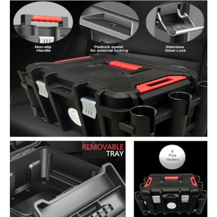 Kayak Fishing Crate - 6 Integr - Fishing Kayak Crate 评论和价格