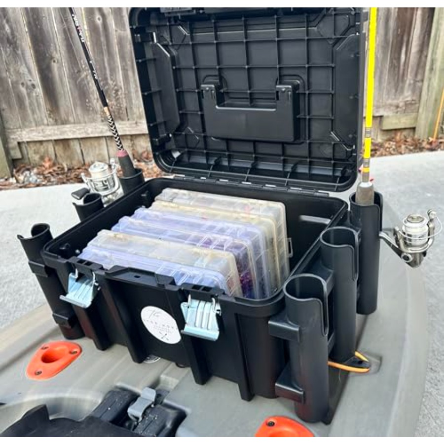 Kayak Fishing Crate - 6 Integr - Fishing Kayak Crate 评论和价格