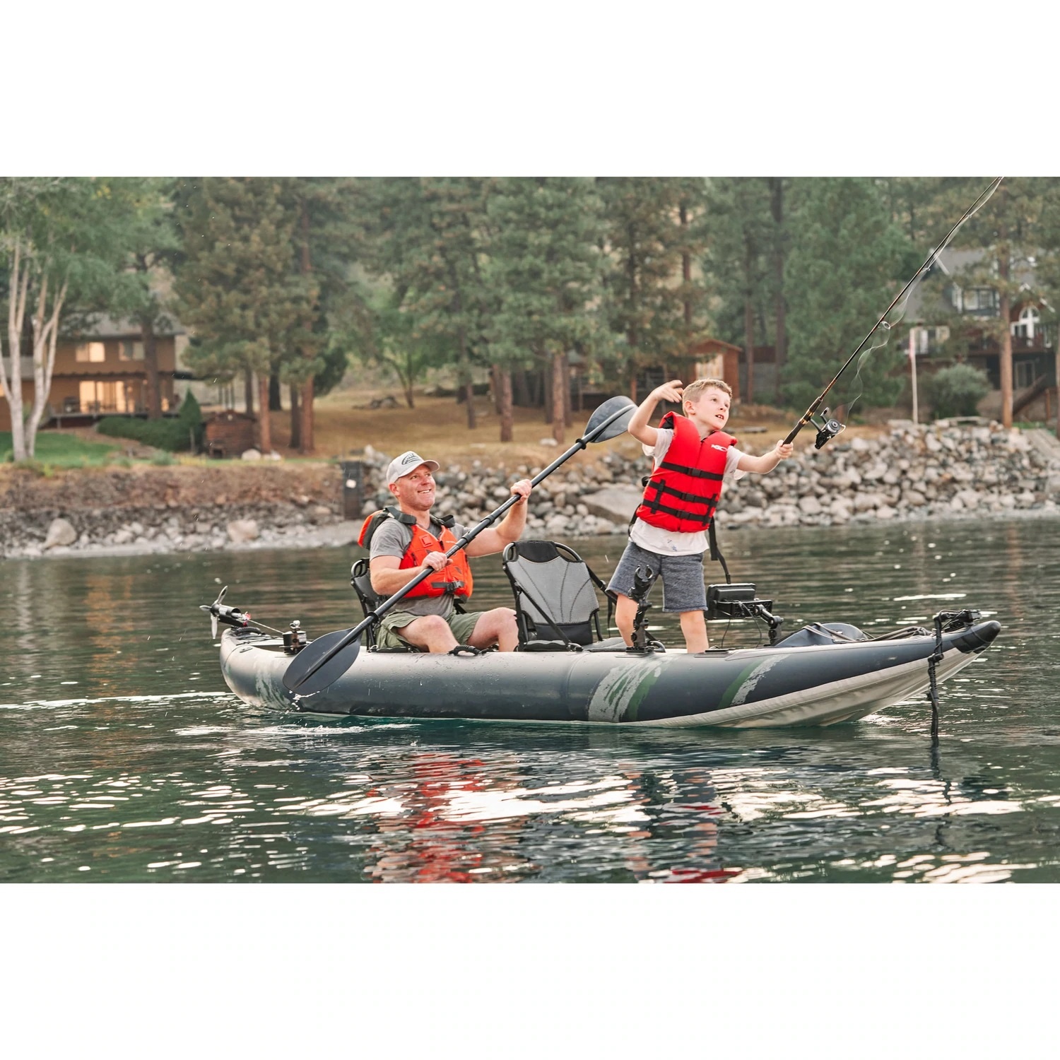 Airo Inflatable Fishing Kayak  - Fishing Kayak Seat 评论和价格