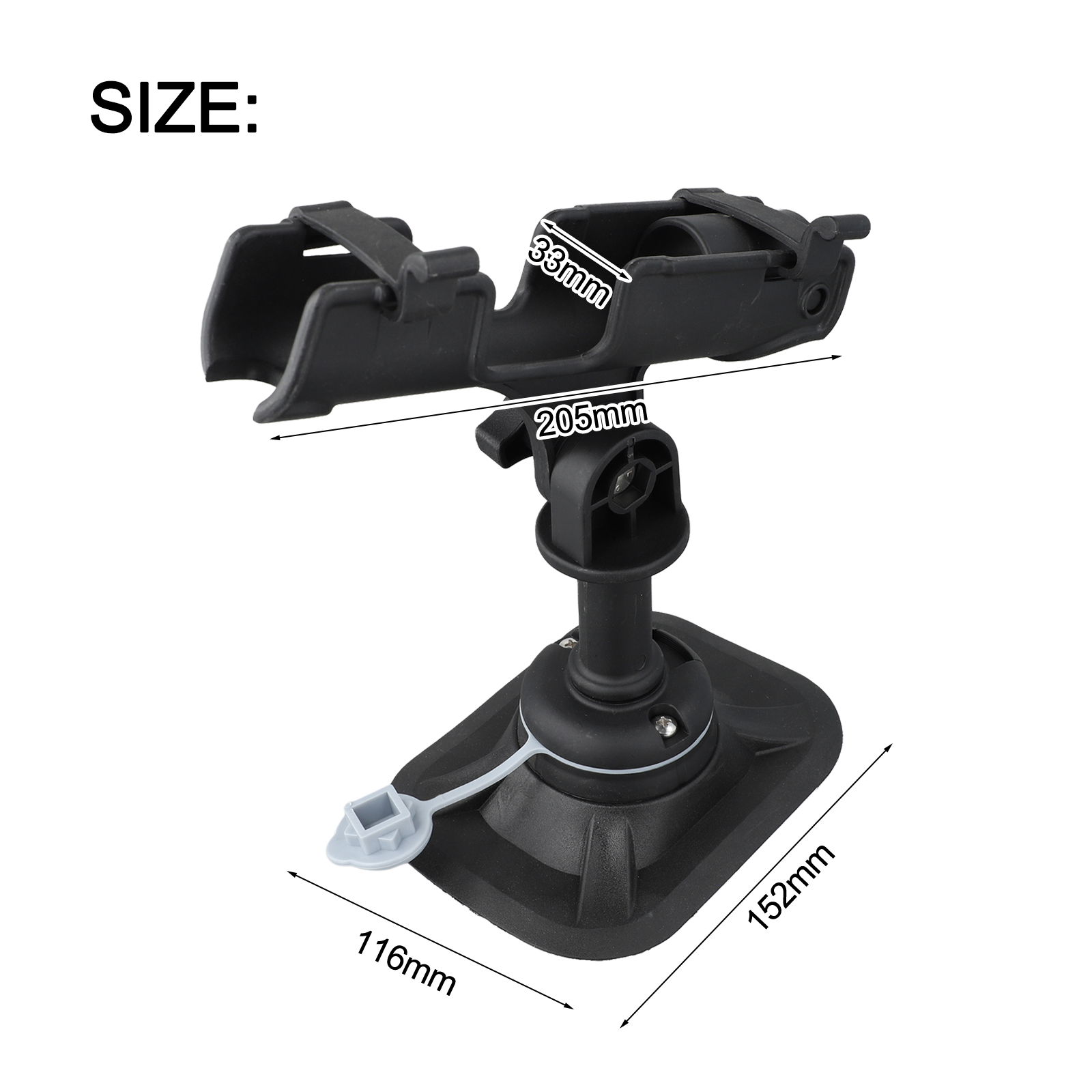 Adjustable Removable Fishing R - Fishing Kayak Rod Holder 评论和价格