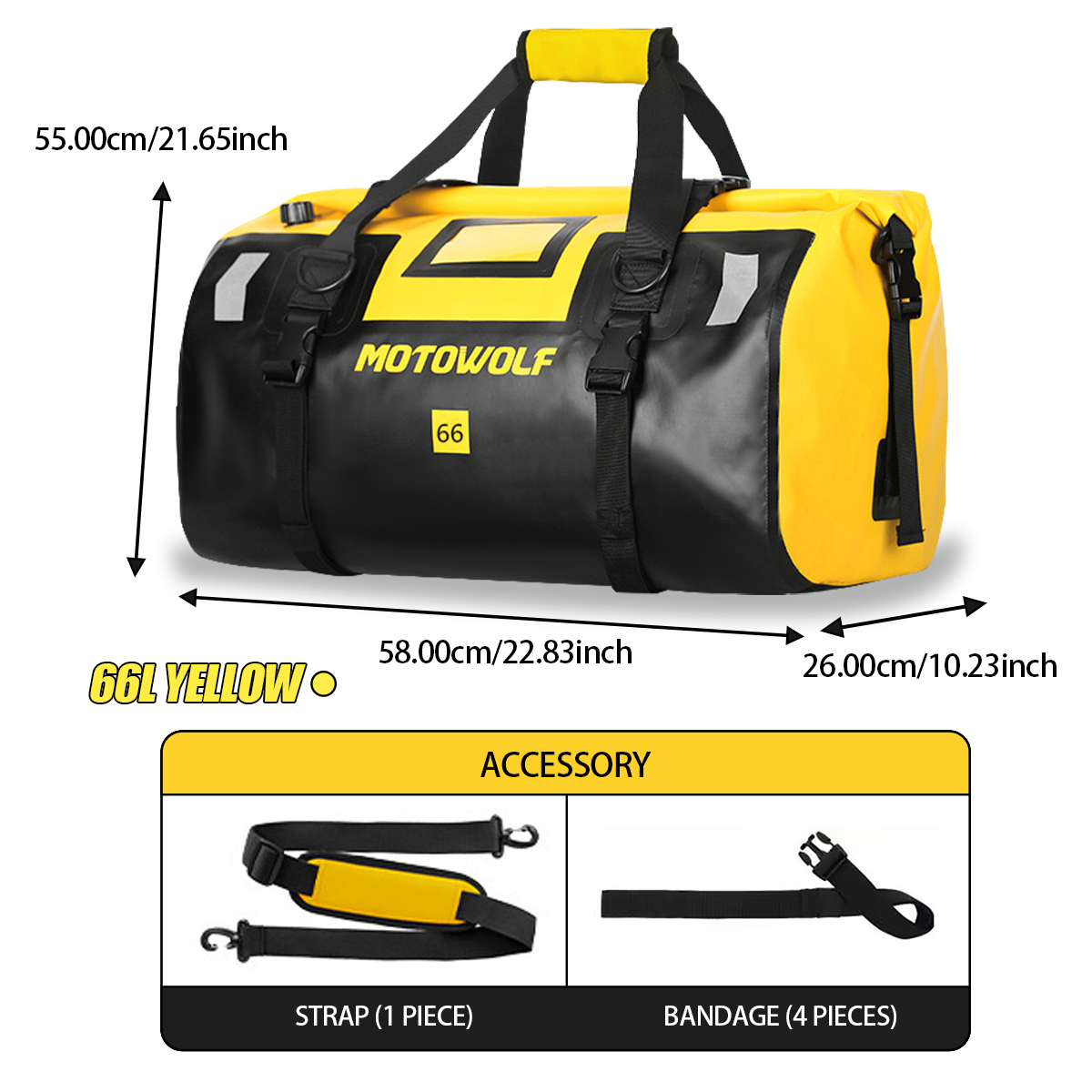 Waterproof Duffel Bag 40L/66L  - Fishing Kayak Sit On Top 评论和价格