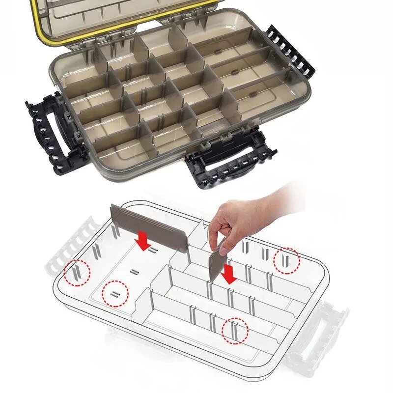 Large-Capacity Waterproof Fish - Fishing Kayak Crate 评论和价格