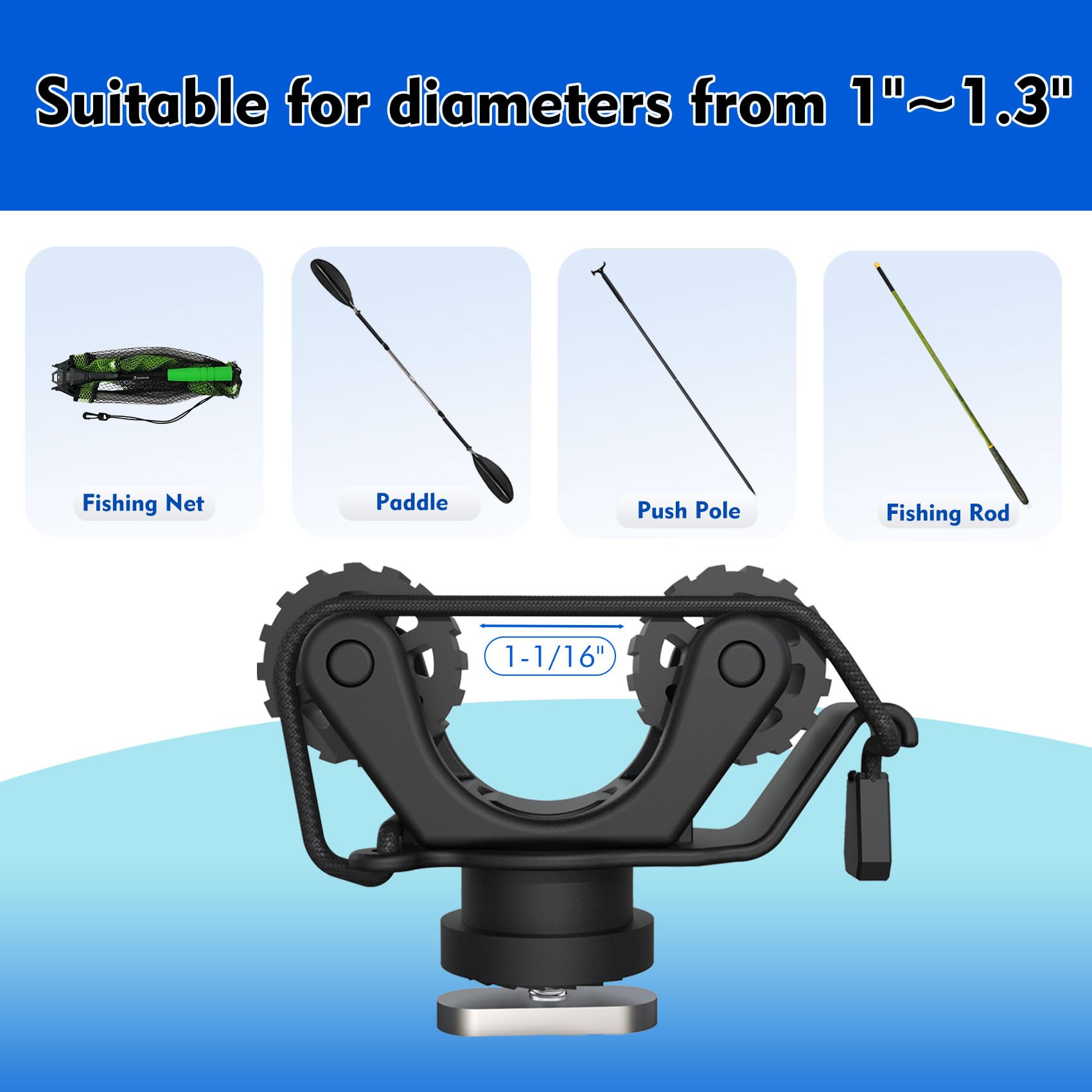 Kayak Rail Paddle Holder Kayak - Fishing Kayak Storage Bag 评论和价格