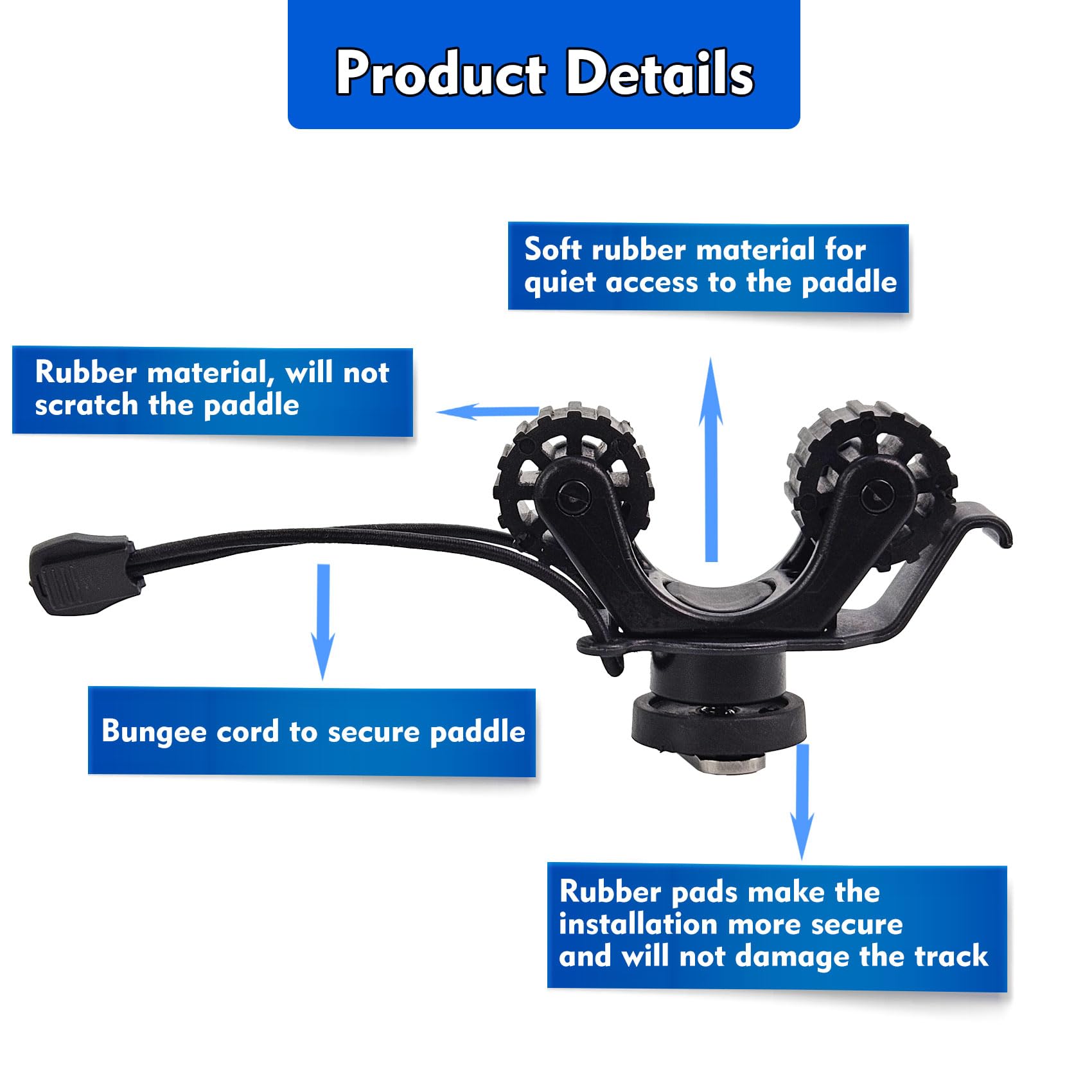 Kayak Rail Paddle Holder Kayak - Fishing Kayak Storage Bag 评论和价格
