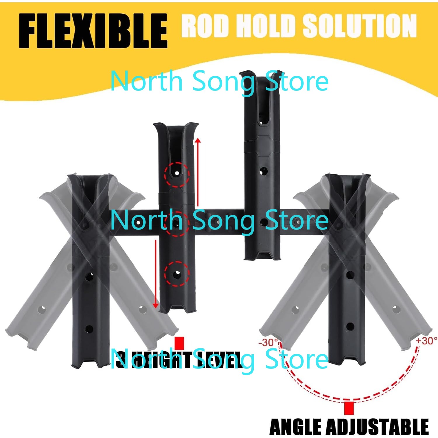 Adjustable Fishing Rod Holders - Fishing Kayak Crate 评论和价格