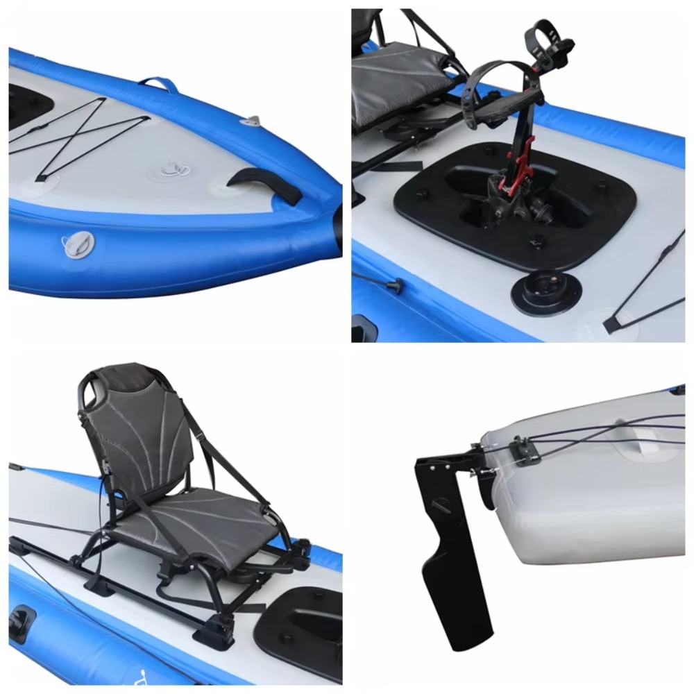 12ft Single Sit-On-Top Inflata - Fishing Kayak Sit On Top 评论和价格
