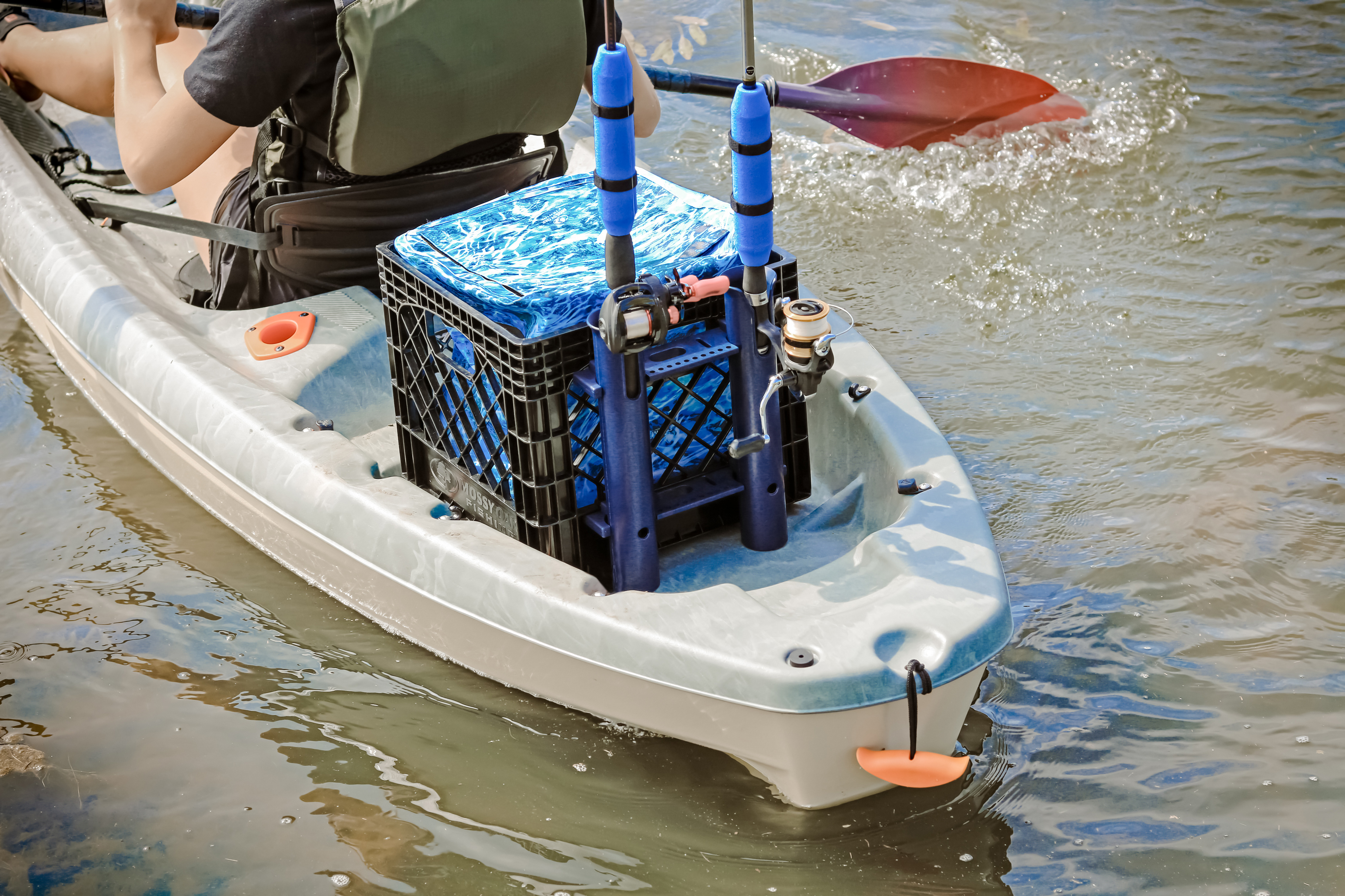 Kayak Storage Crate with Dry B - Fishing Kayak Crate 评论和价格
