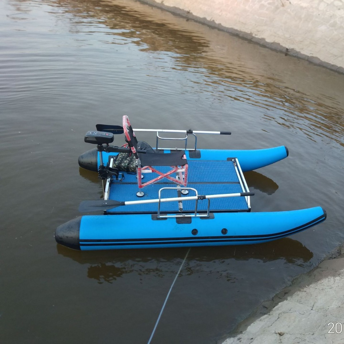 Catamaran Luya boat/raft fishi - Fishing Kayak Inflatable 评论和价格