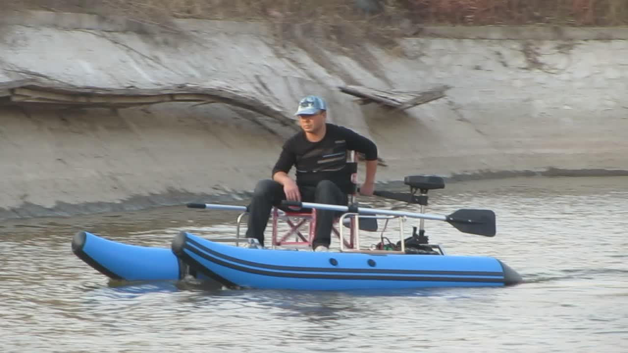 Catamaran Luya boat/raft fishi - Fishing Kayak Inflatable 评论和价格