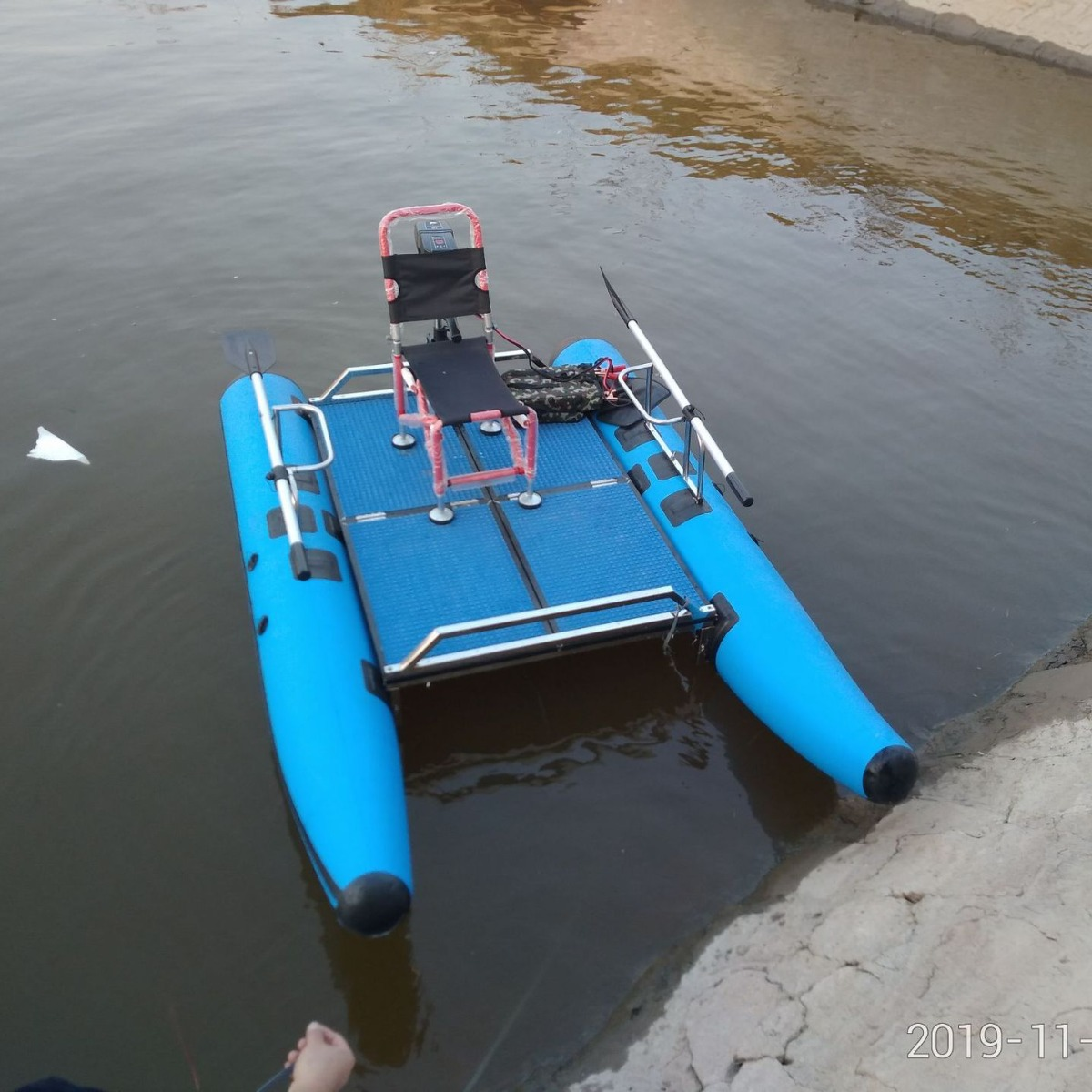 Catamaran Luya boat/raft fishi - Fishing Kayak Inflatable 评论和价格