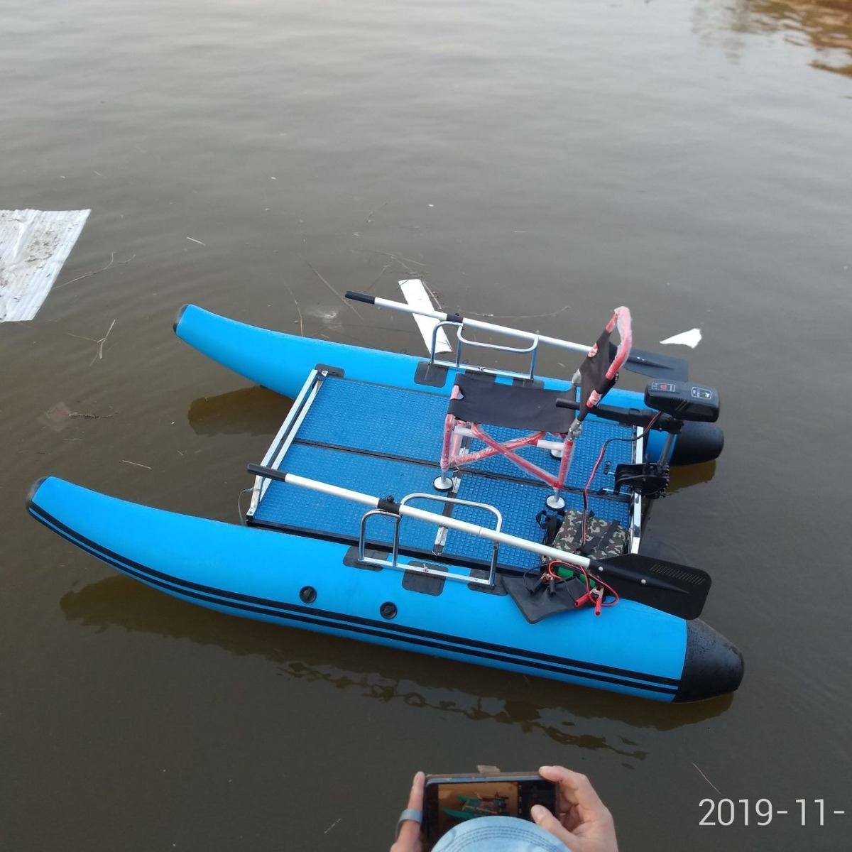 Catamaran Luya boat/raft fishi - Fishing Kayak Inflatable 评论和价格