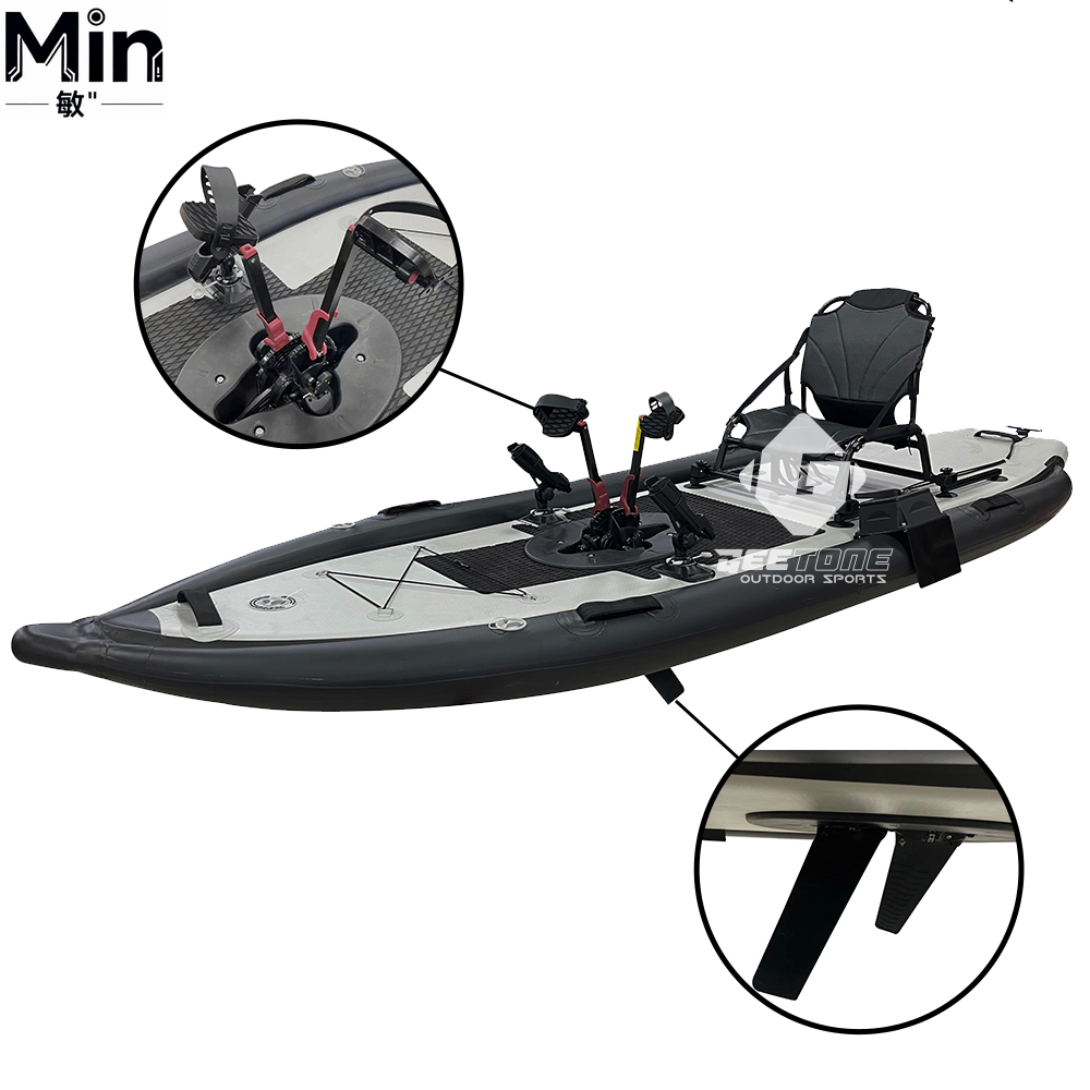 1000D PVC Inflatable Pedal Dri - Fishing Kayak Pedal Drive 评论和价格