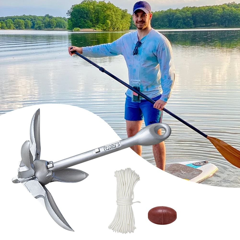 0.7/1.5KG Grapnel Anchor Folda - Fishing Kayak Anchor 评论和价格