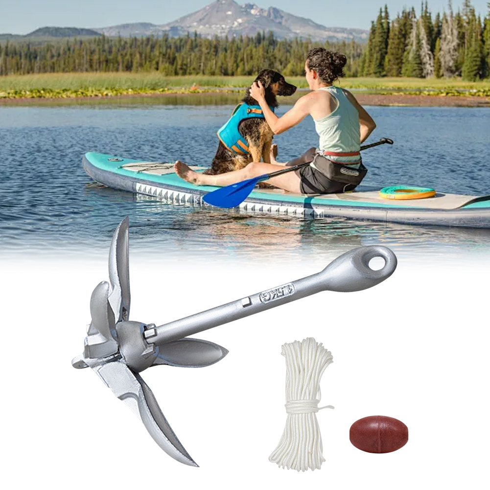 0.7/1.5KG Grapnel Anchor Folda - Fishing Kayak Anchor 评论和价格