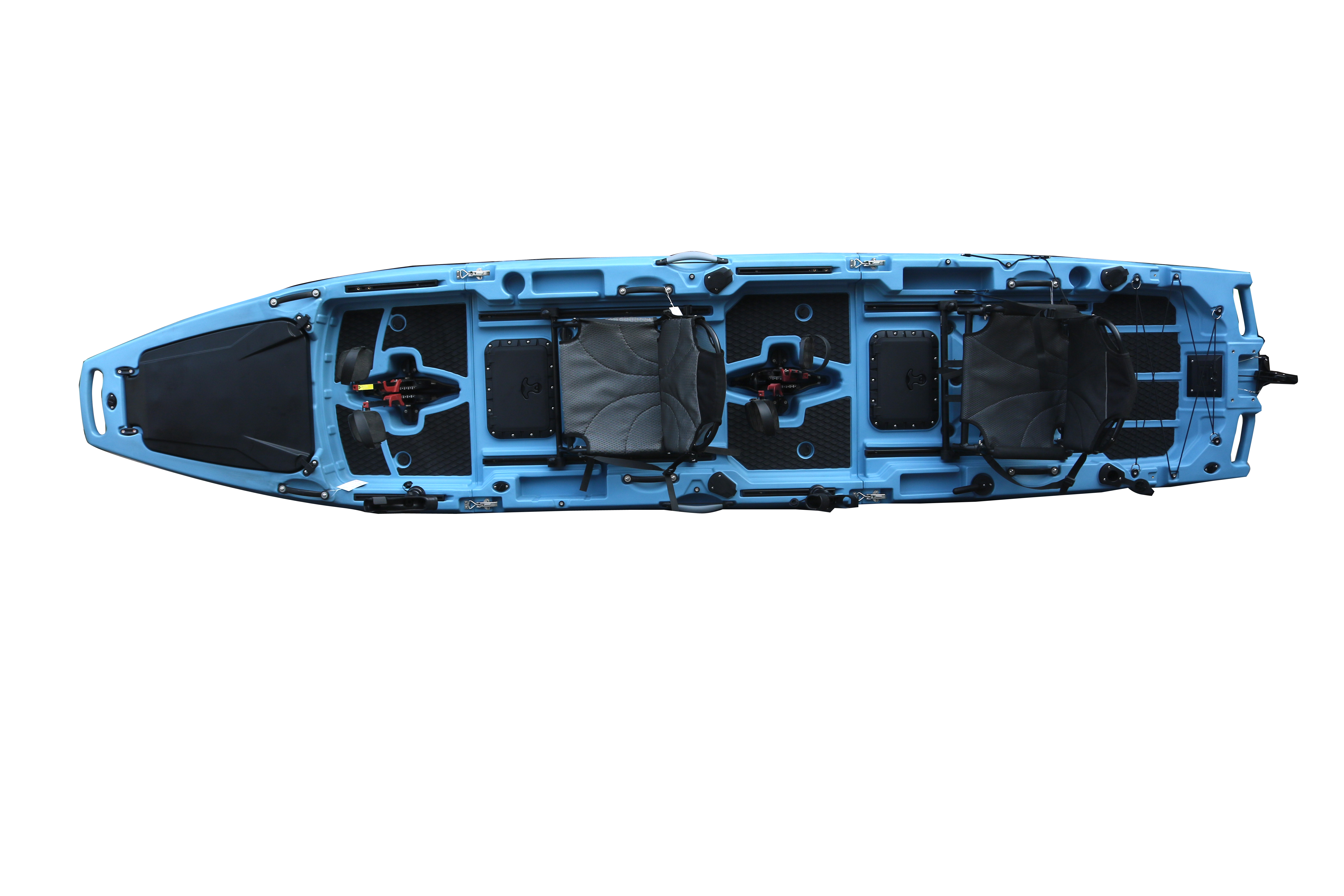 14FT 2 Person Detachable  Peda - Fishing Kayak Sit On Top 评论和价格