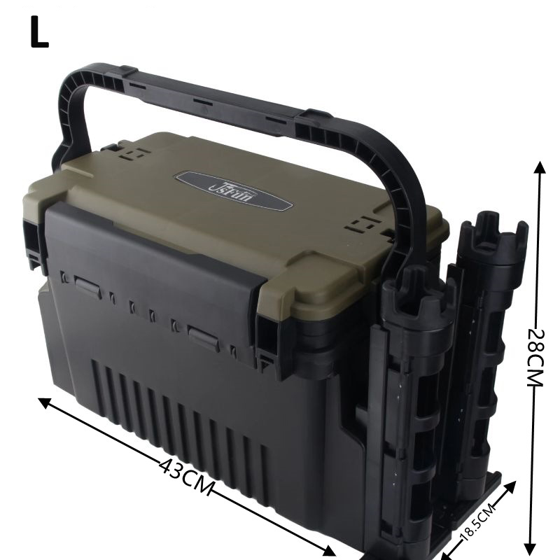 Large Fishing Box Organizer Mu - Fishing Kayak Crate 评论和价格