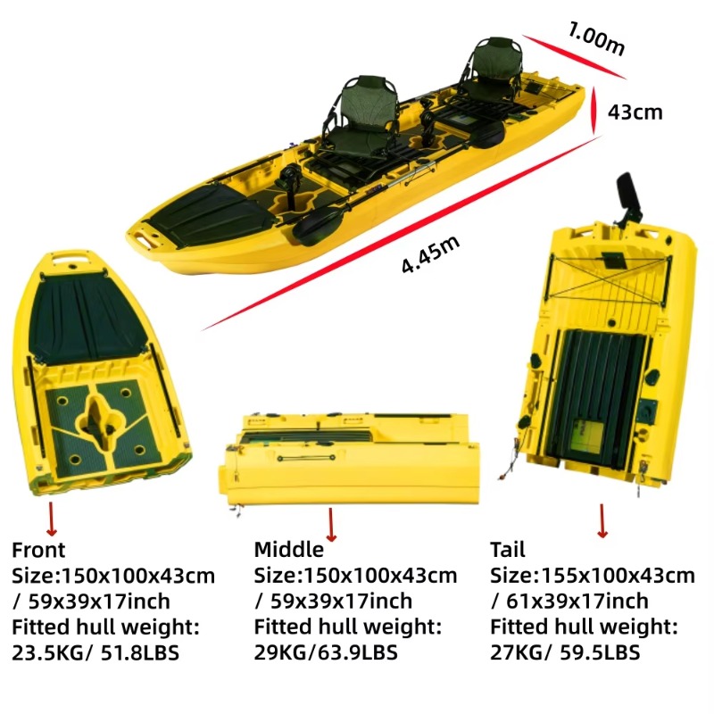 Airo Popular Modular 10ft/14ft - Fishing Kayak Sit In 评论和价格