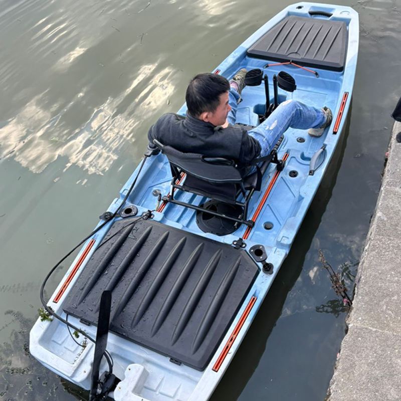 10FT Single Seat LLDPE Sit On  - Fishing Kayak Pedal Drive 评论和价格