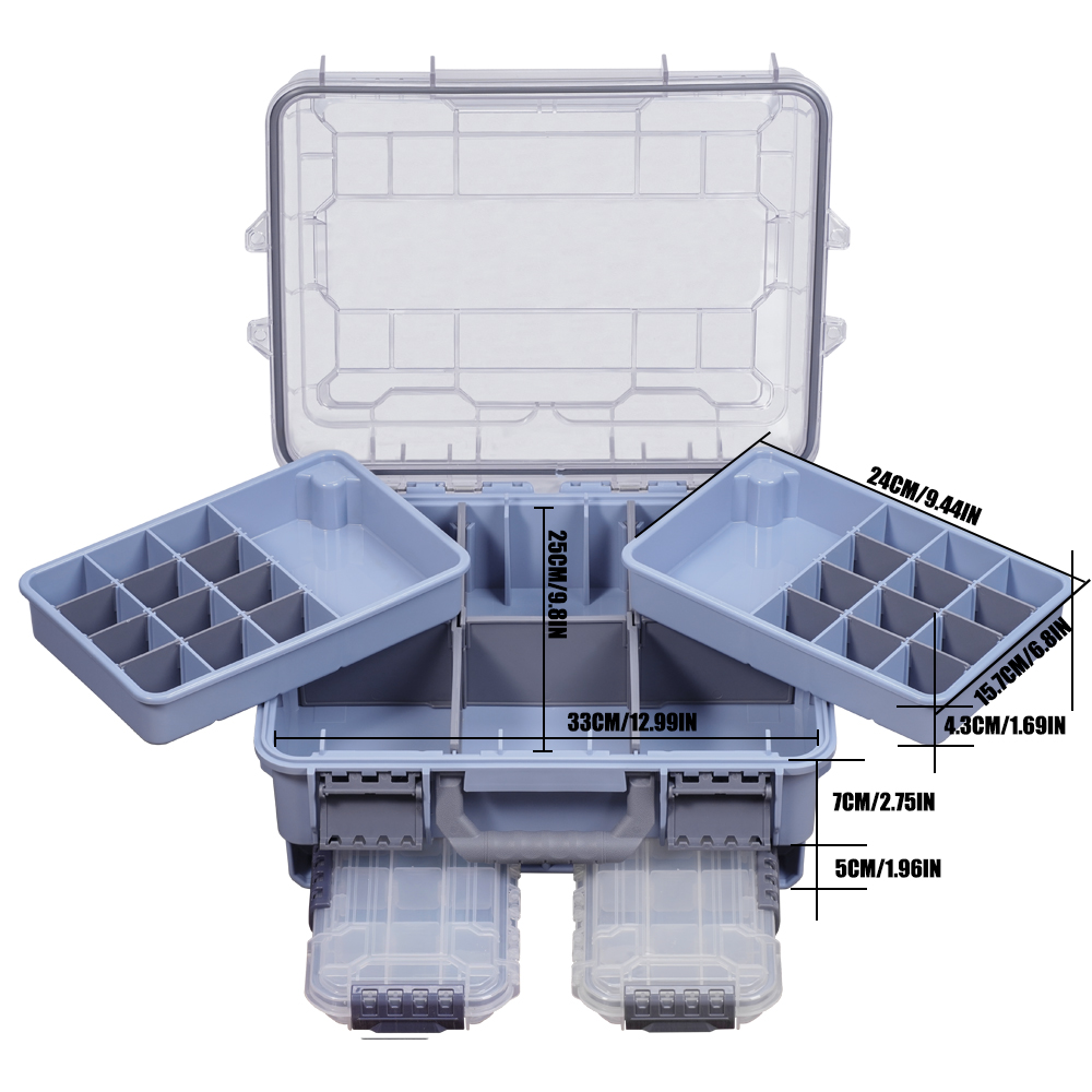 SAMOLLA Fishing Tackle Box Lar - Fishing Kayak Crate 评论和价格