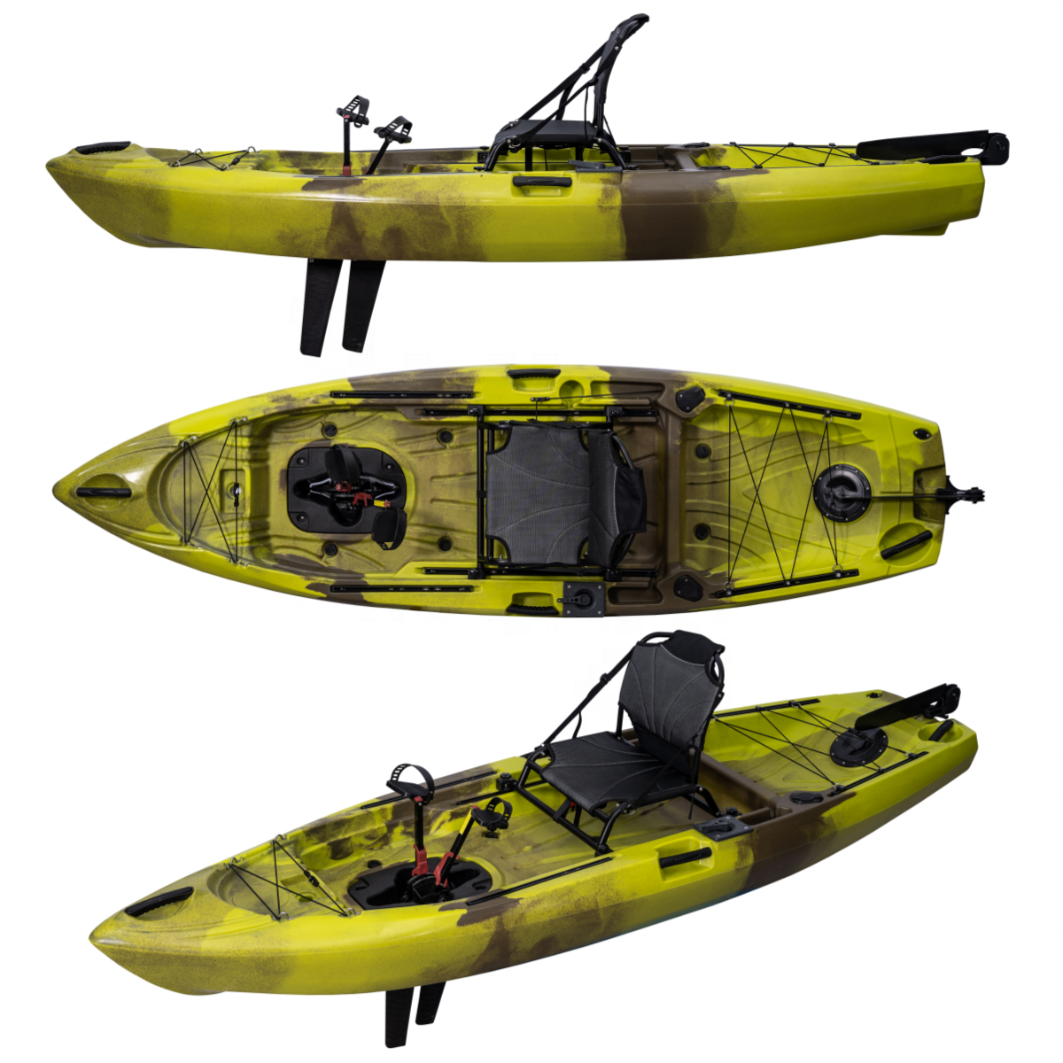 LSF 10 FT Single Paddler Sit-O - Fishing Kayak Sit In 评论和价格